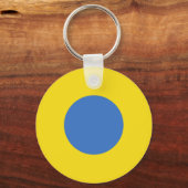Ukraine Air Force Roundel Schlüsselanhänger (Vorderseite)