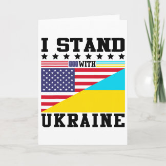 Ukraine Amerikanischer Stolz Vintage Retro Ukraini Karte