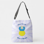 Ukraine Angel Slava Ukraine Gloria an Ukraine Kreu Tragetaschen Mit Langen Trägern (Rückseite)