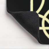 Ukraine Armee Trident Symbol Mitte Ukrainischer Ze Mousepad (Ecke)