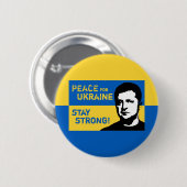 Ukraine - aufhören die Sünden Krieg! Button (Vorne & Hinten)