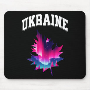 Ukraine Aurora Borealis Nordlicht Urlaub S Mousepad