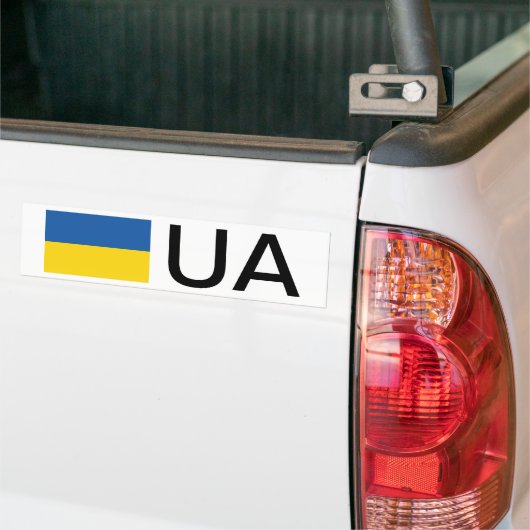 Ukraine-Autoaufkleber mit Ländercode Autoaufkleber (Auf Lkw)