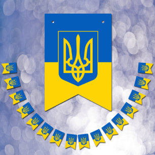 Ukraine Banners, Ukrainian Flag Party / Wedding Wimpelkette