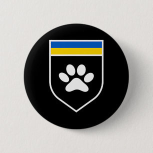 Ukraine Begleiterflagge Unterstützung ukrainische Button
