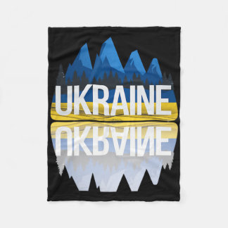 Ukraine Bergreflexionen Ukrainische Natur Souv Fleecedecke