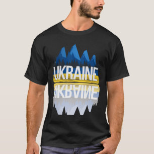Ukraine Bergreflexionen Ukrainische Natur Souv T-Shirt