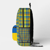 Ukraine-Beutel, ukrainischer Fahne-Rucksack, Tryzu Bedruckter Rucksack (Rechts)