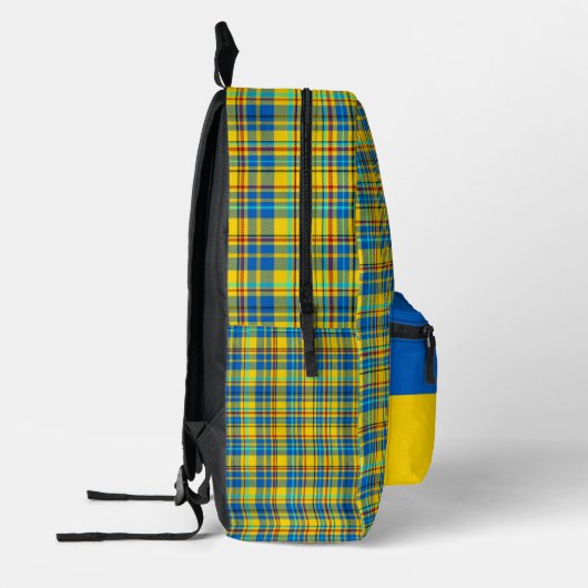 Ukraine-Beutel, ukrainischer Fahne-Rucksack, Tryzu Bedruckter Rucksack (Links)