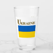 UKRAINE BIERGLAS GLAS (Vorderseite)