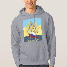 Ukraine "blau gelb" bunt hoodie