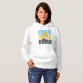Ukraine "blau gelb" farbiges Sweatshirt (Vorne ganz)