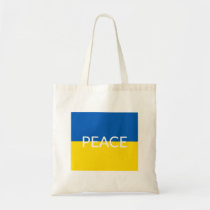 Ukraine - Blaue gelbe Textzeiche Tragetasche