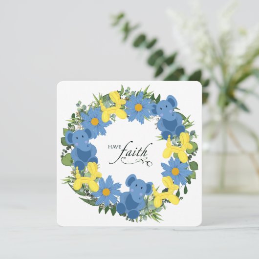 Ukraine Blume des ukrainischen Friedens Hoffnung (Stehend Vorderseite)