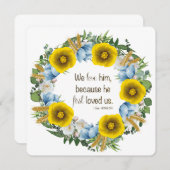 Ukraine Blume des ukrainischen Friedens Hoffnung (Vorne/Hinten)