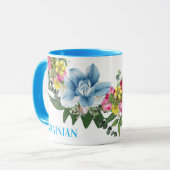 Ukraine Blume des ukrainischen Friedens Hoffnung Tasse (Vorderseite Links)