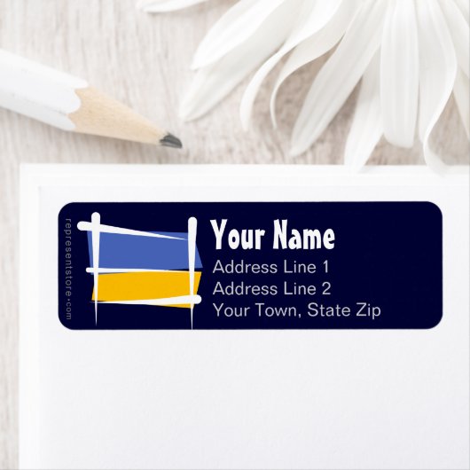 Ukraine - Brush-Flag (Insitu)