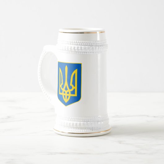 Ukraine COA Bierglas (Vorderseite Links)