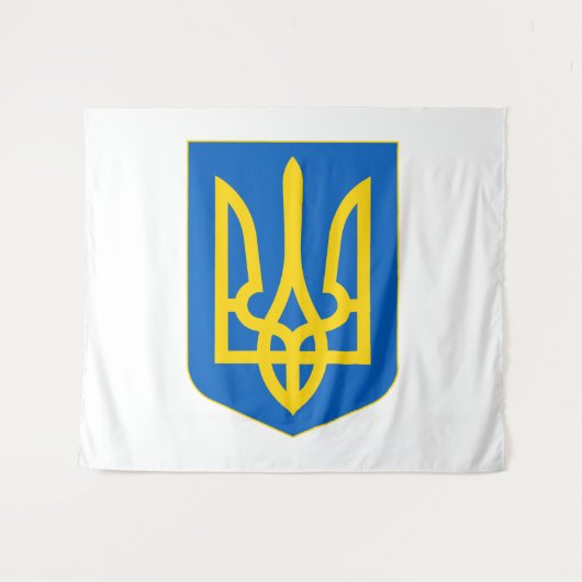 Ukraine Coat of Arms Wandteppich (Vorderseite (Horizontal))