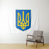 Ukraine Coat of Arms Wandteppich (Beispiel (Horizontal))