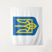 Ukraine Coat of Arms Wandteppich (Vorderseite)