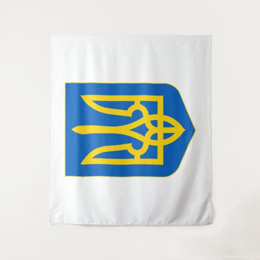 Ukraine Coat of Arms Wandteppich (Vorderseite)