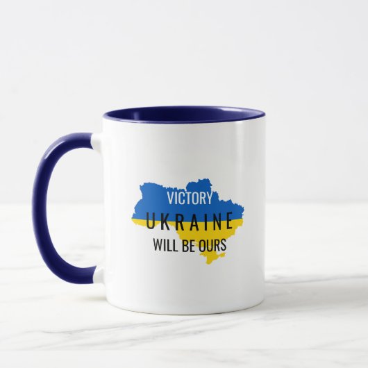 Ukraine Colors Siegermächtigung Kaffee Tasse (Links)