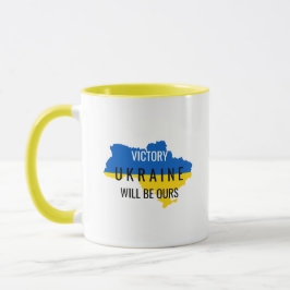 Ukraine Colors Siegermächtigung Kaffee Tasse