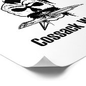 Ukraine Cossack Warrior - Support Ukraine  Poster (Ecke)