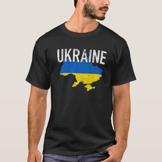 Ukraine Country Flag Ukrainian Pride Ukrainians Vi T-Shirt (Vorderseite)