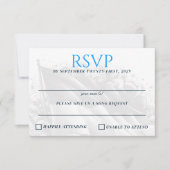 Ukraine Couple RSVP Karte (Vorderseite)