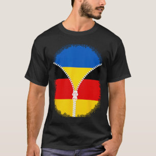 Ukraine Deutschland Flagge Ukrainisch Deutsche Rei T-Shirt