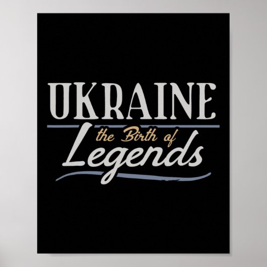 Ukraine Die Geburt der Legenden Poster (Vorne)