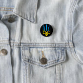Ukraine Dreizack Button (Beispiel)