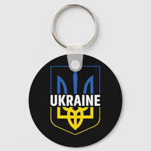 Ukraine Dreizack Stolz Wappen Ukrainischer Tryzu Schlüsselanhänger