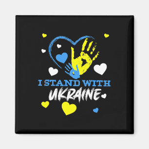 Ukraine Dreizack Ukraine-Flagge Ukrainische Flagge Magnet