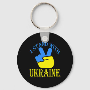 Ukraine Dreizack Ukraine-Flagge Ukrainische Flagge Schlüsselanhänger