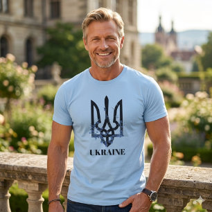 UKRAINE. Dreizack. Ukrainisches Wappen T-Shirt