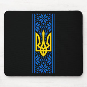 Ukraine Dreizack Vyschyvanka Kostüm Präsident Zele Mousepad