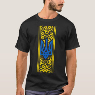 Ukraine Dreizack Vyshyvanka Kostüm Präsident Zelen T-Shirt