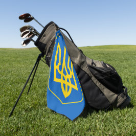 Ukraine Dreizack Wappen Golf Handtuch