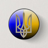 Ukraine Emblem-Abzeichen Button (Vorderseite)
