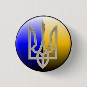 Ukraine Emblem-Abzeichen Button