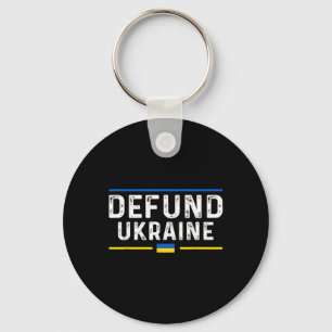 Ukraine entfinanzieren Pro Amerika Vintage-Typogra Schlüsselanhänger
