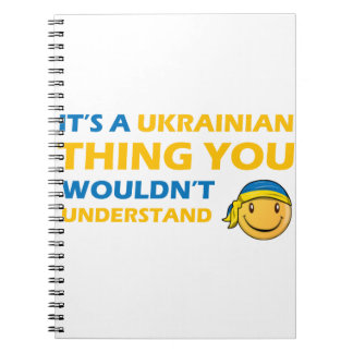 Ukraine-Entwürfe Notizblock