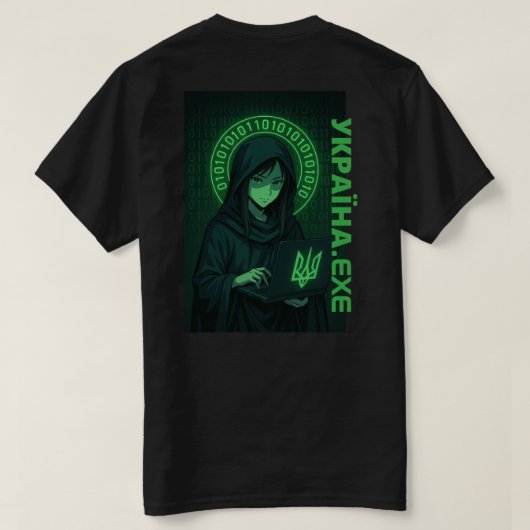 Ukraine.exe T-Shirt (Design Rückseite)