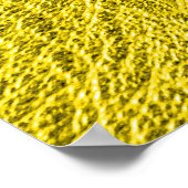 Ukraine-Fahne auf Leder Poster (Ecke)