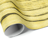 Ukraine-Fahne gelbe Holzstruktur Geschenkpapier (Rolleneckpunkt)