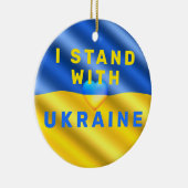Ukraine Fahne Weihnachtsschmuck Freiheit Frieden (Rechts)