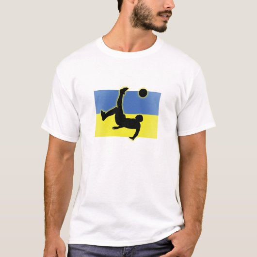 Ukraine-Fahrrad-Tritt T-Shirt (Vorderseite)